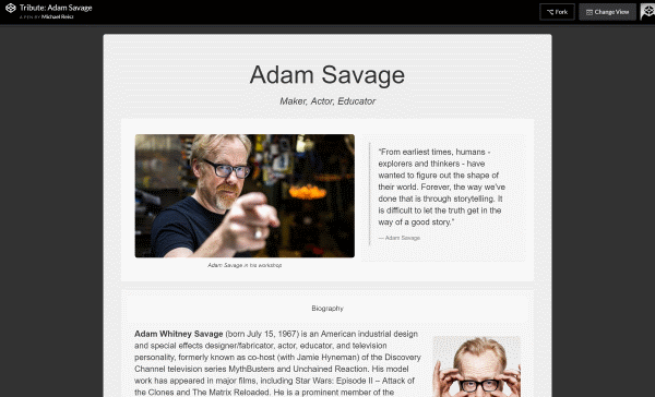 Adam Savage: A Tribute